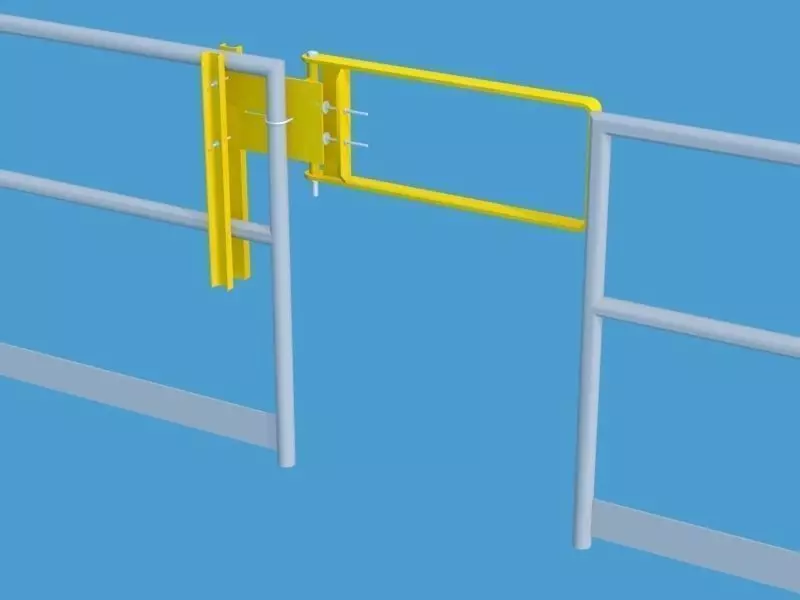 Safety gate Free 3D model