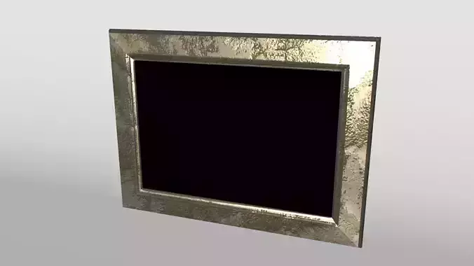 Small Metal Frame Low-poly 3D model