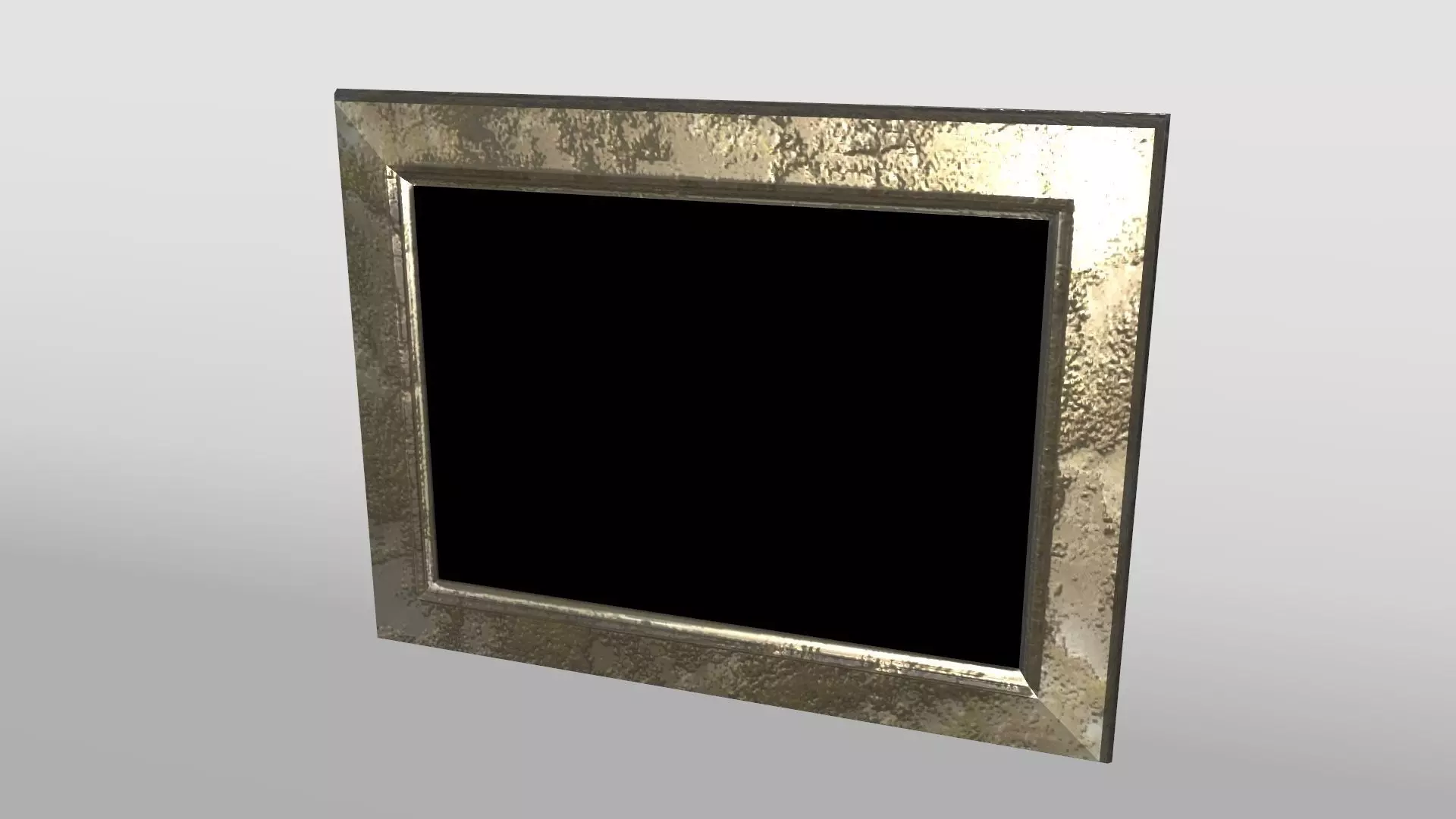 Small Metal Frame Low-poly 3D model_0