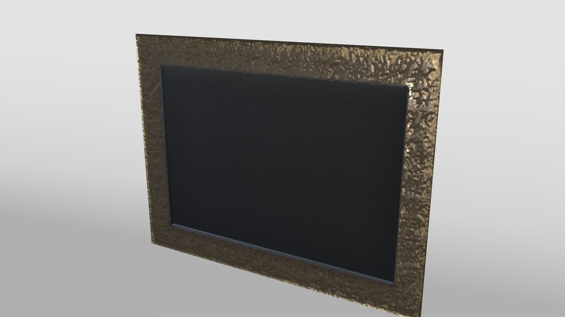 Small Metal Frame Low-poly 3D model_4
