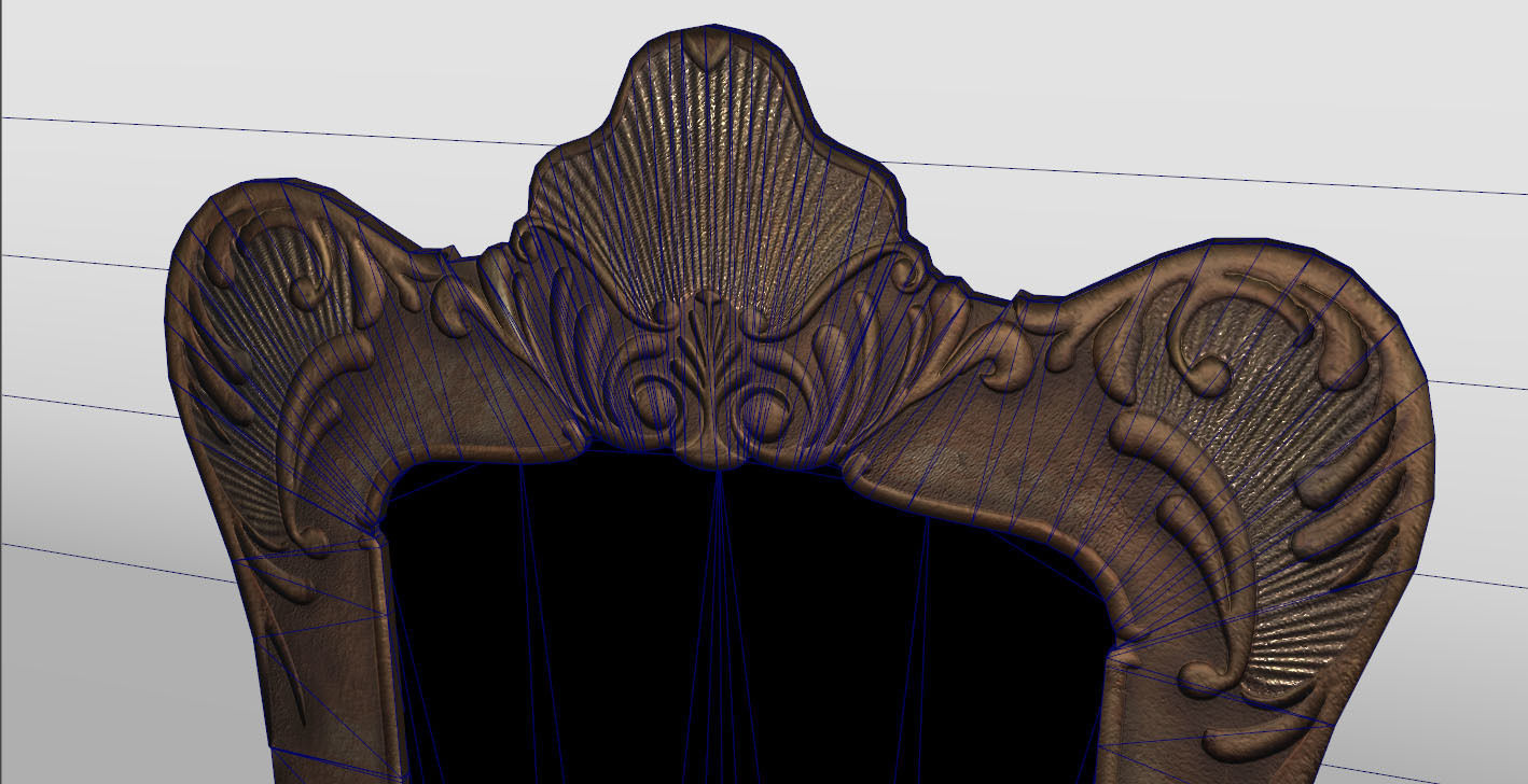 Ocean Frame Low-poly 3D model_6