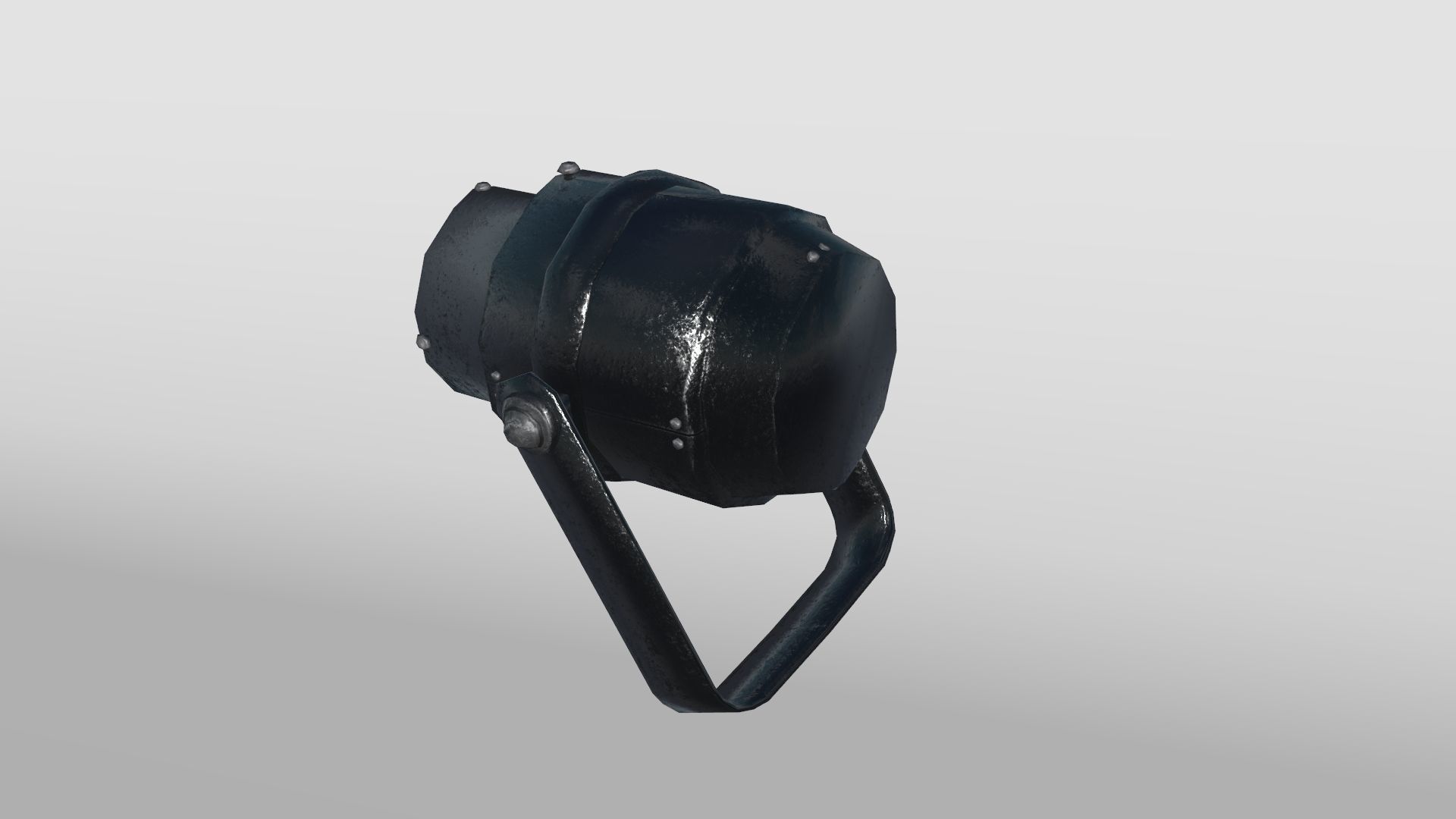 Studio Light Low-poly 3D model_3