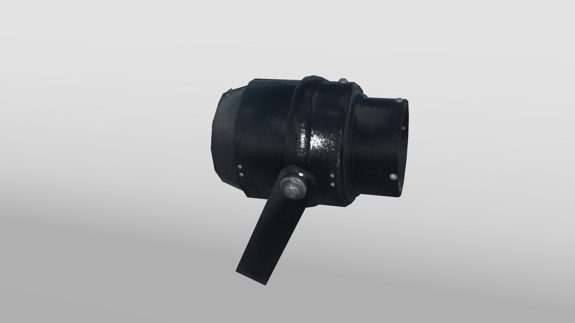 Studio Light Low-poly 3D model_1