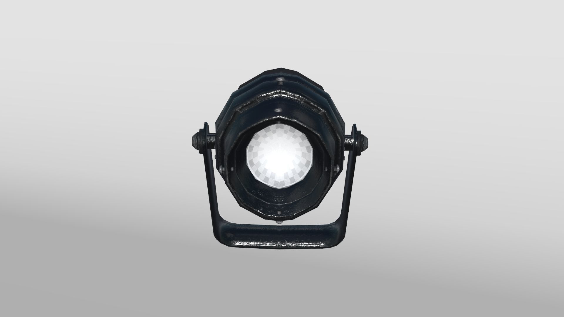 Studio Light Low-poly 3D model_2