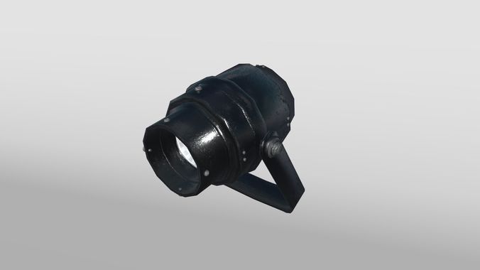 Studio Light Low-poly 3D model