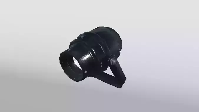 Studio Light Low-poly 3D model