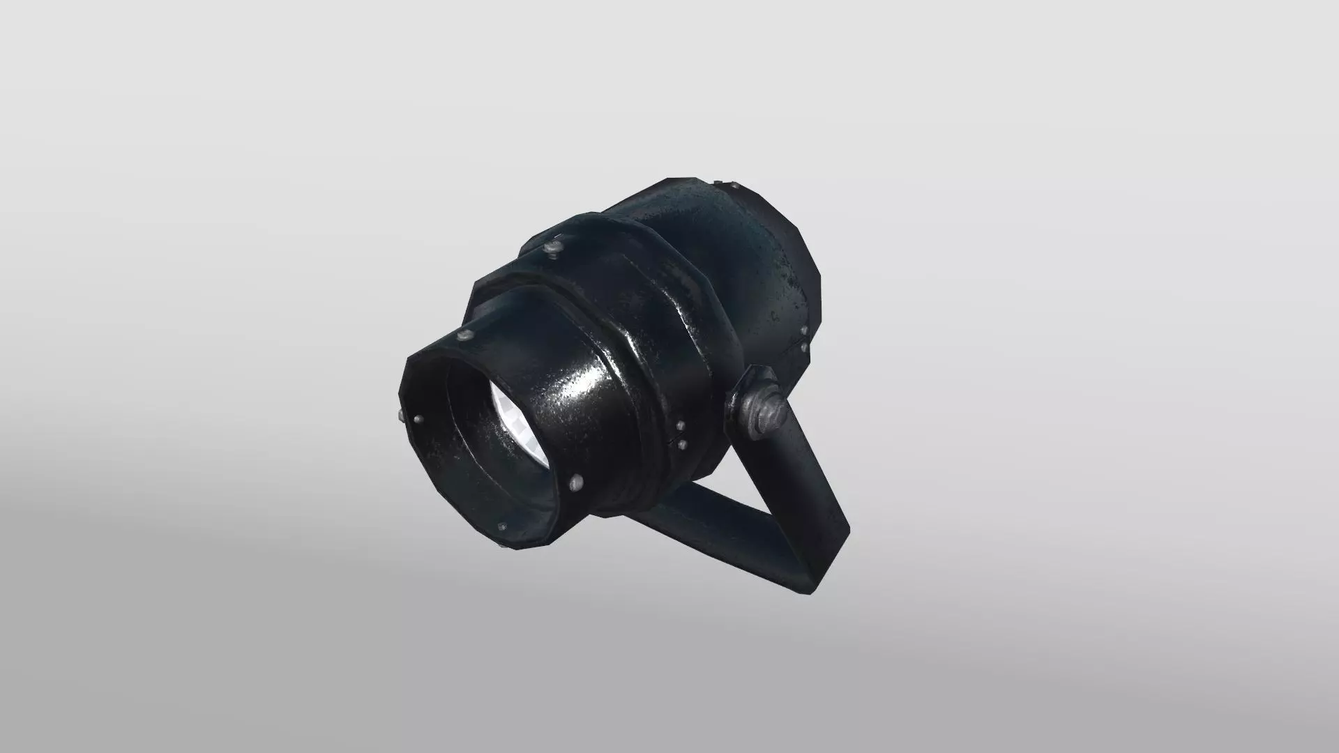 Studio Light Low-poly 3D model_0