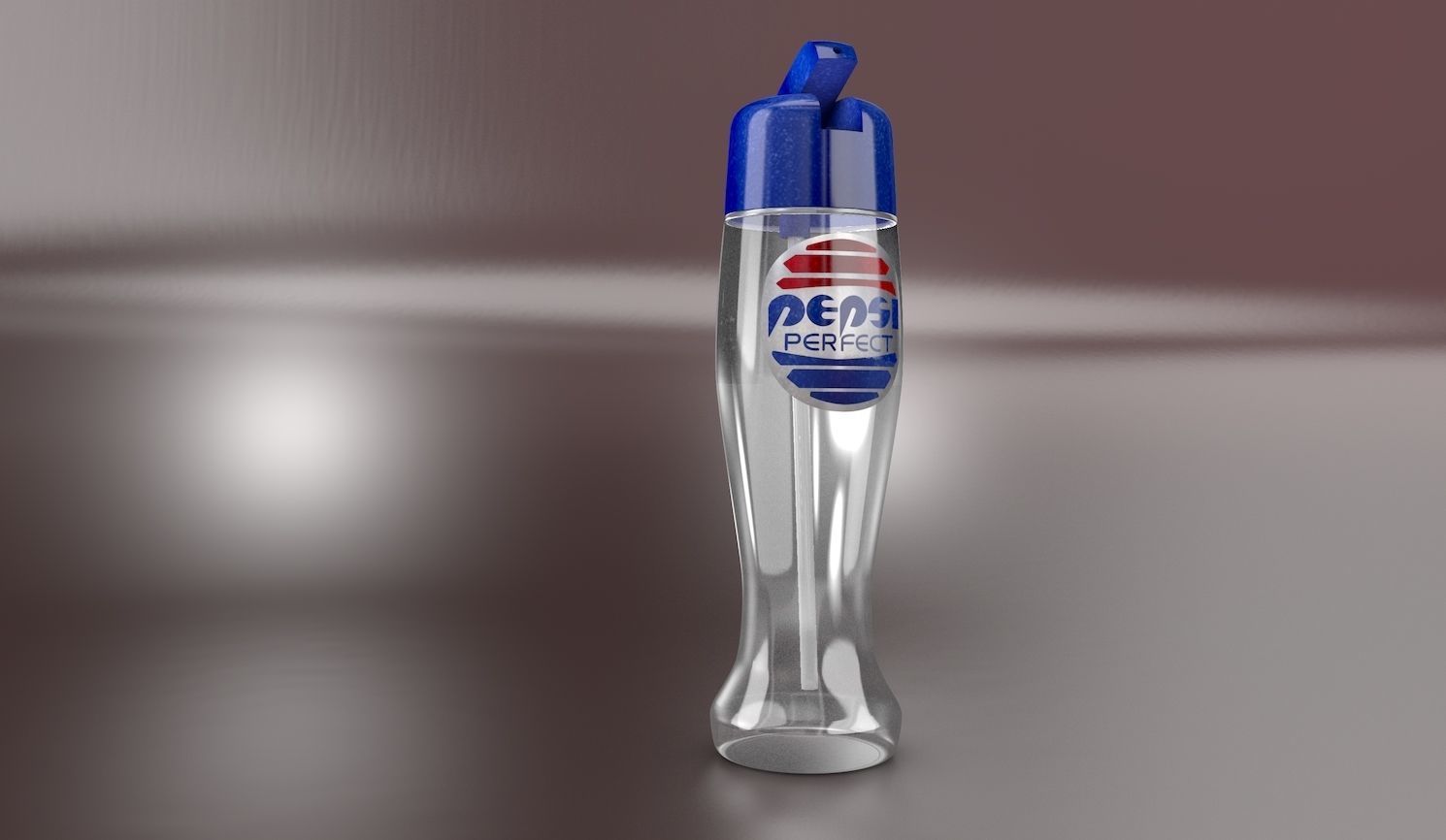 Pepsi Bottle Back to the Future II 3D model_4