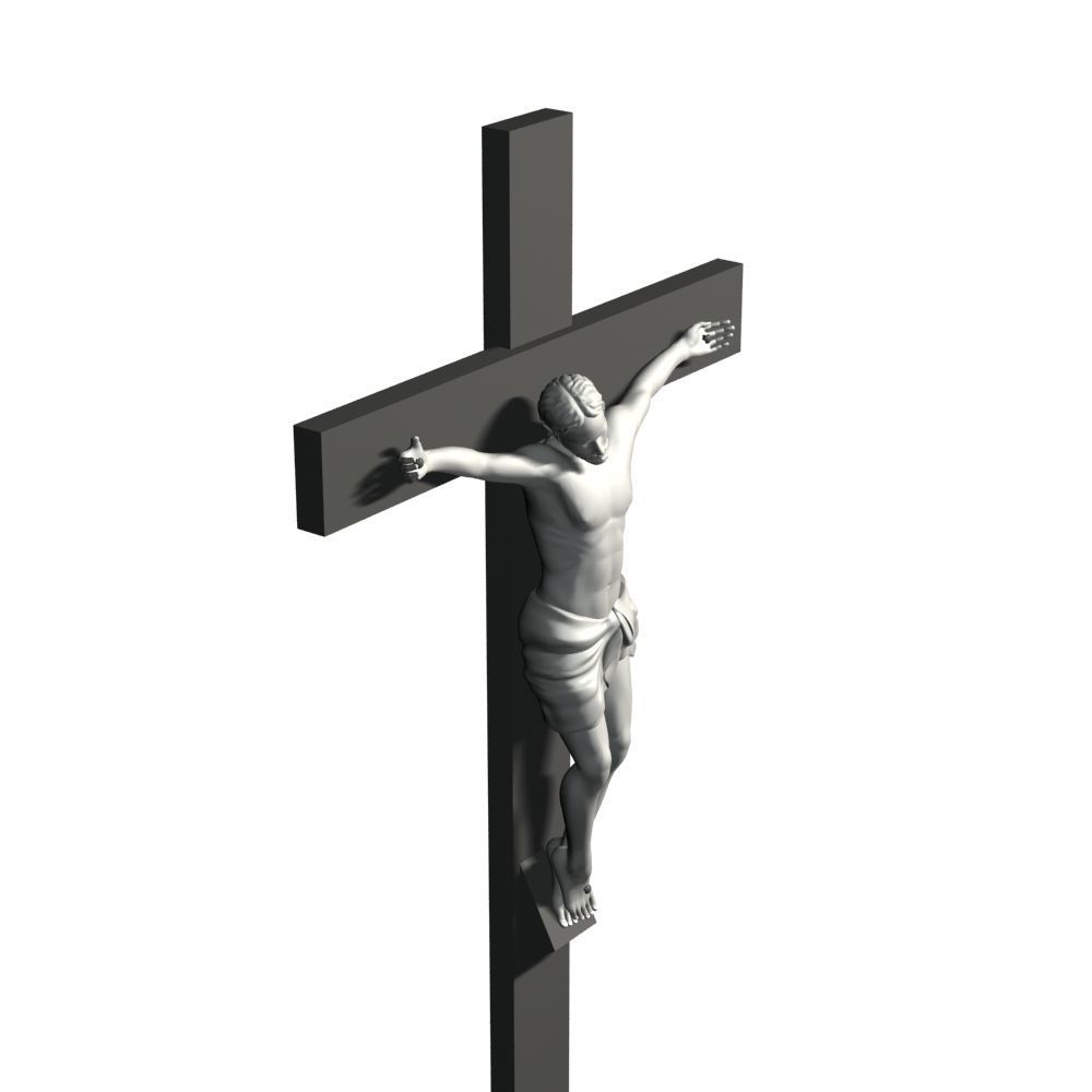 Crucifixion woman 3D model_20