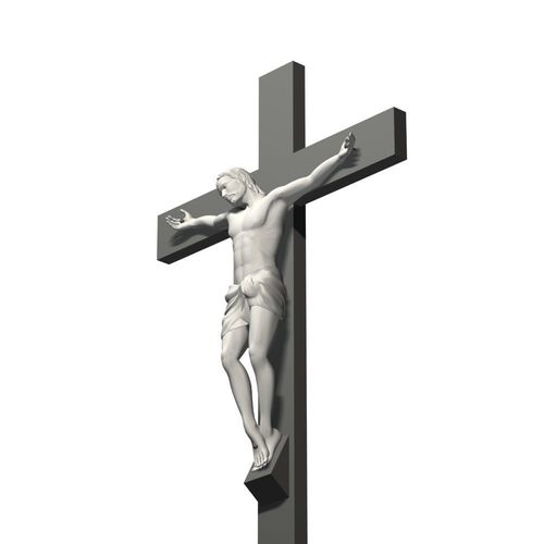 Crucifixion woman 3D model