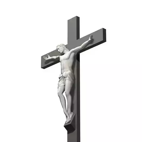 Crucifixion woman 3D model