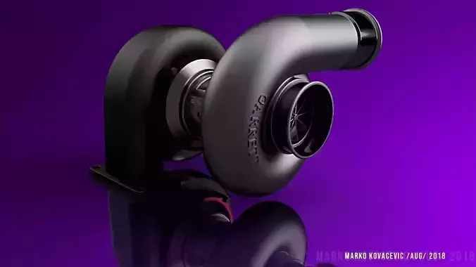 Turbocharger turbo 3D model