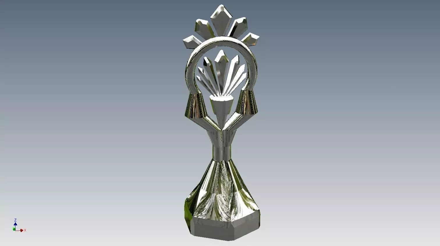 Crystal Pokal Free 3D model_0