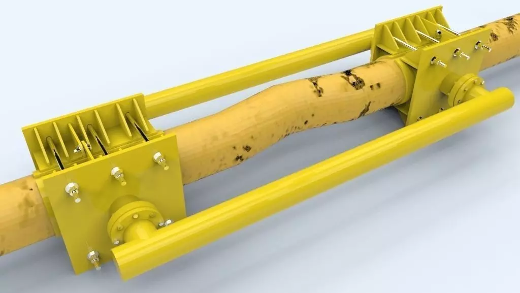 Jacket repair clamp Free 3D model