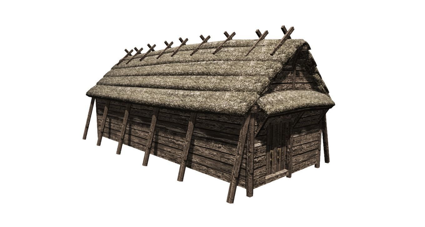 Medieval building pack Low-poly 3D model_5