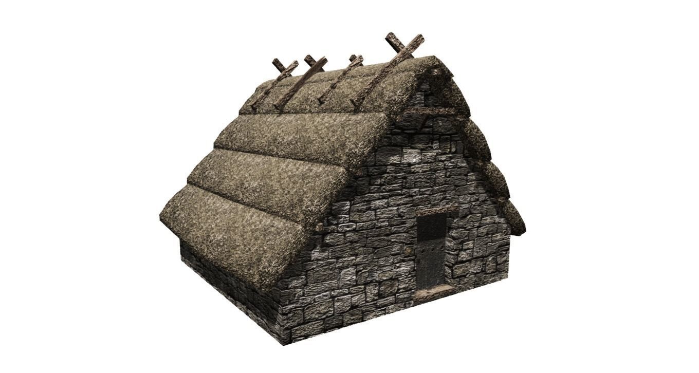 Medieval building pack Low-poly 3D model_6