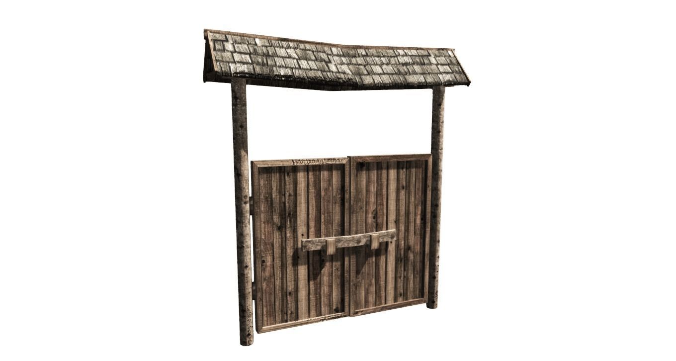 Medieval building pack Low-poly 3D model_15