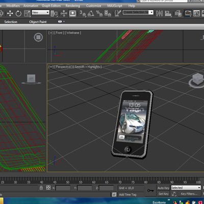 Smartphone 3GS 3D model_6