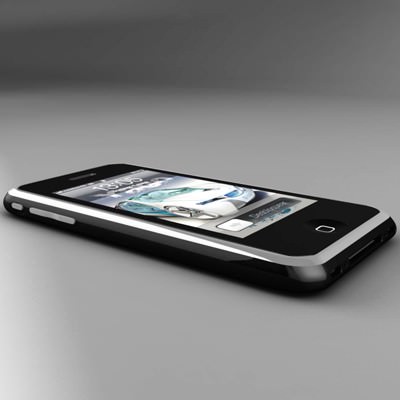 Smartphone 3GS 3D model_3