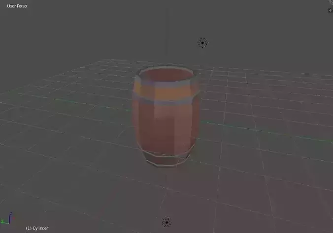 Low Poly Barrel