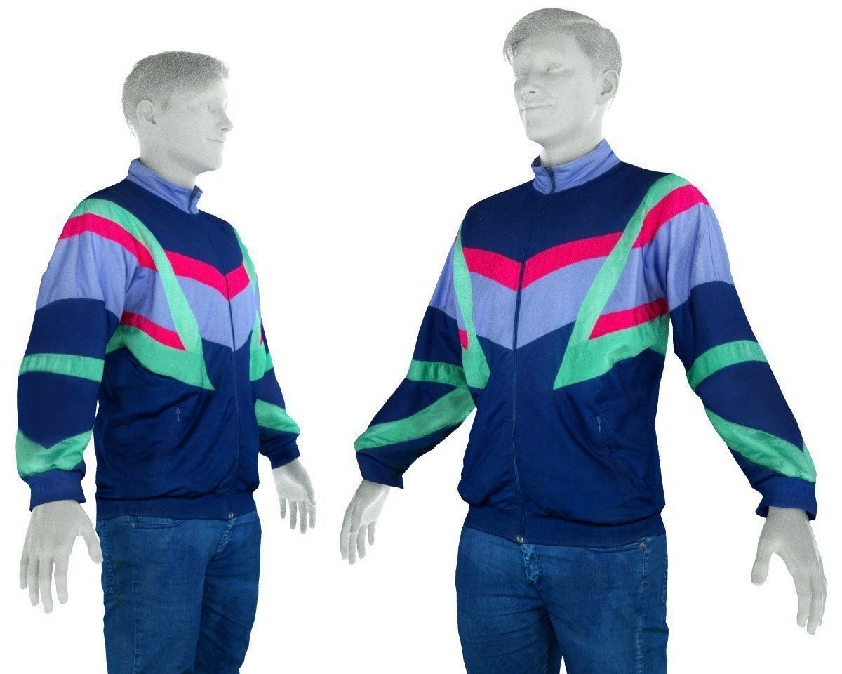 Male Casual Sports Outfit 68 Trainer Low-poly 3D model_1