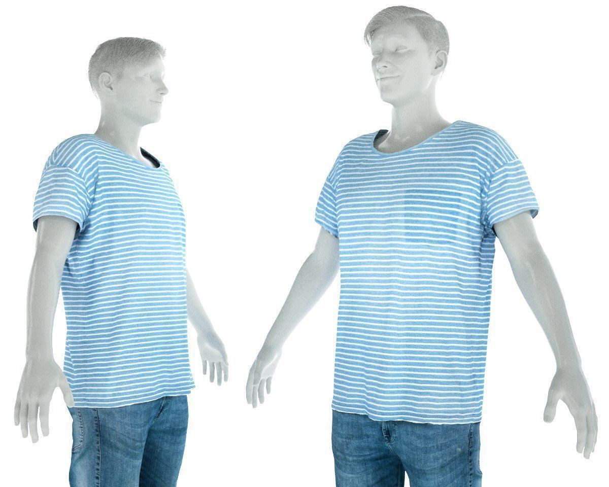 10 Casual Male Outfits V7 3D Model Collection_9