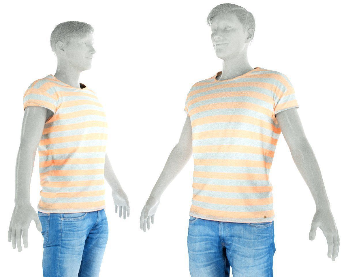 10 Casual Male Outfits V7 3D Model Collection_2