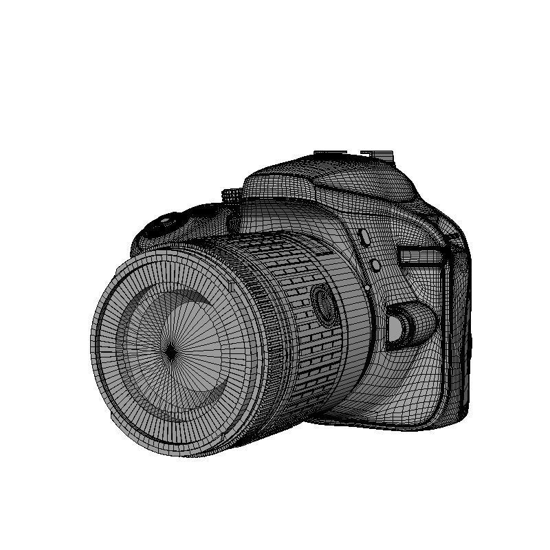 DSLR D3400 DUAL KIT CAMERA 3D model_8