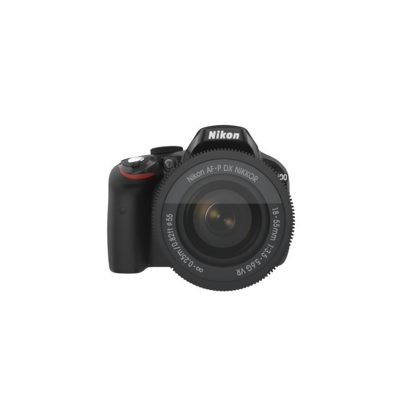 DSLR D3400 DUAL KIT CAMERA 3D model_1