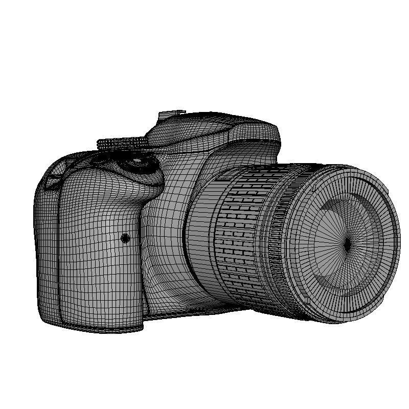 DSLR D3400 DUAL KIT CAMERA 3D model_9