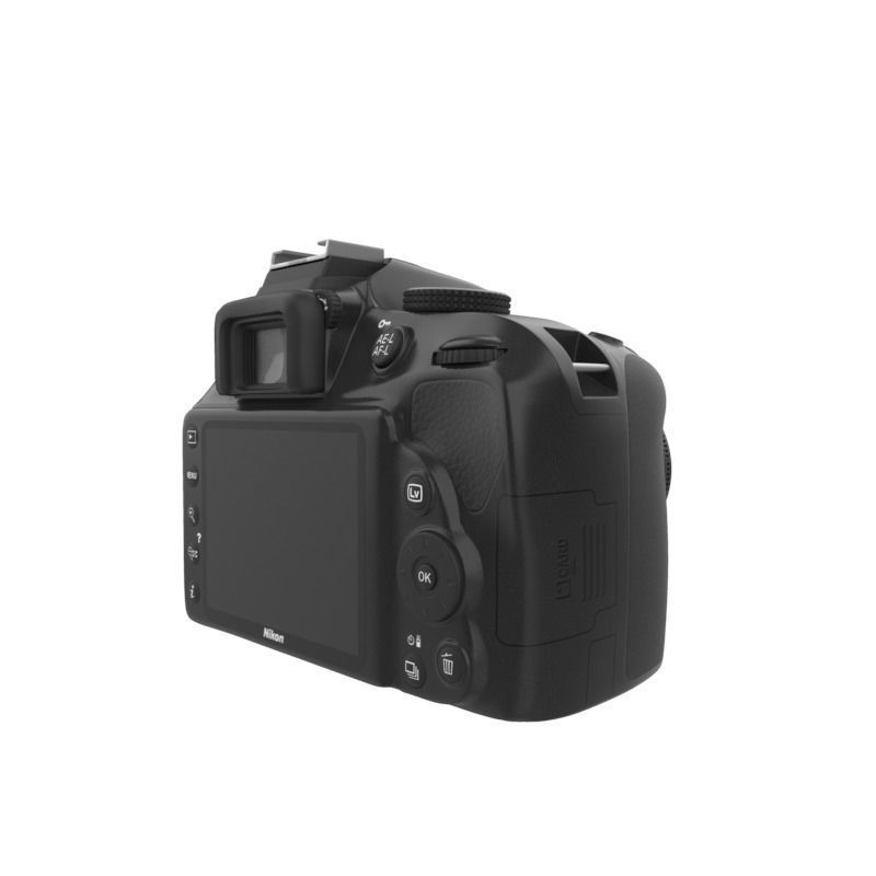 DSLR D3400 DUAL KIT CAMERA 3D model_3
