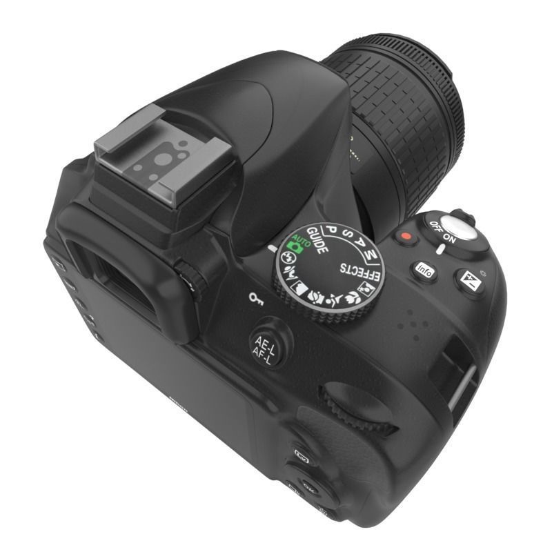 DSLR D3400 DUAL KIT CAMERA 3D model_7