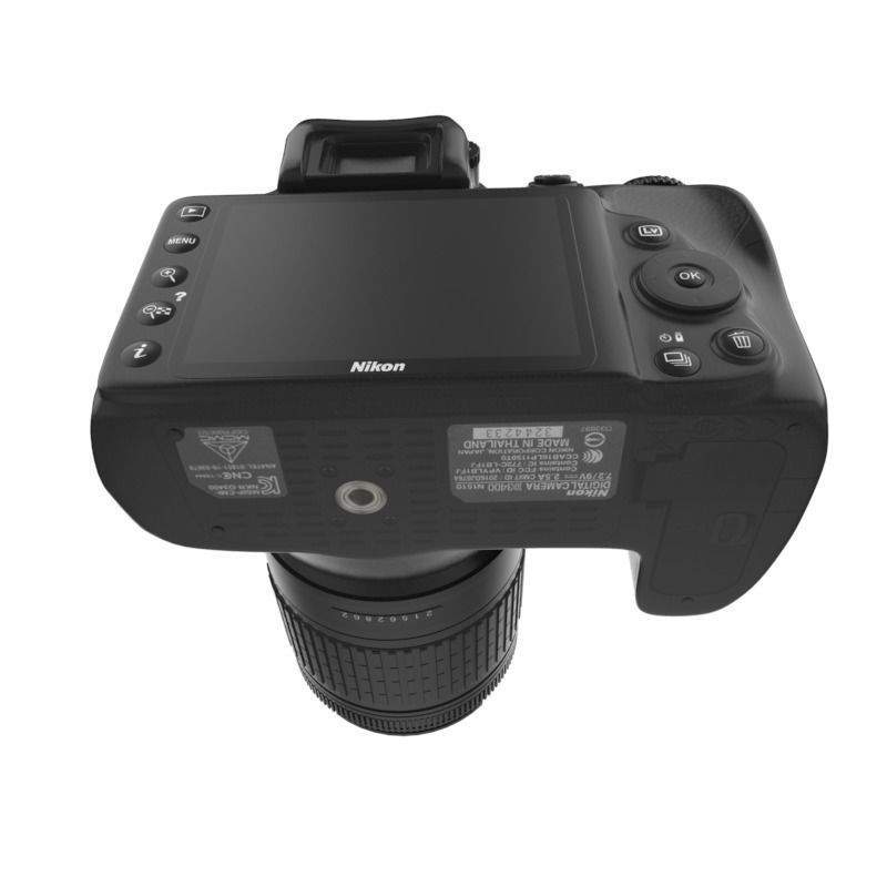 DSLR D3400 DUAL KIT CAMERA 3D model_6