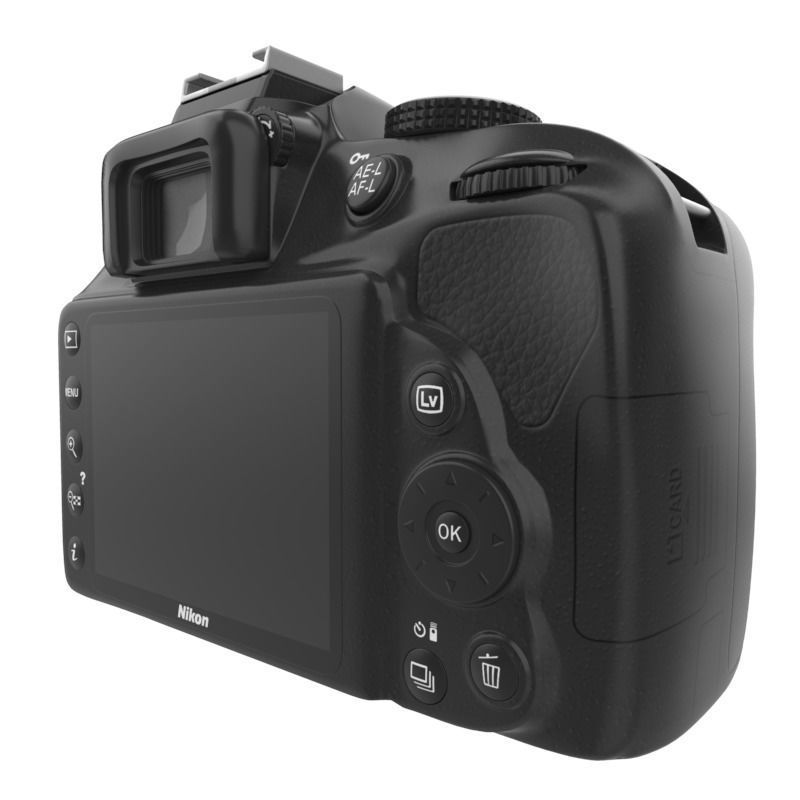 DSLR D3400 DUAL KIT CAMERA 3D model_5