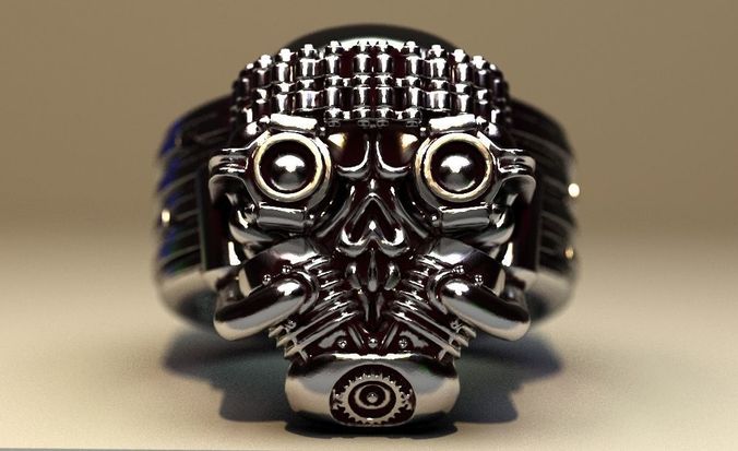 Kamikaze Scull 3D print model