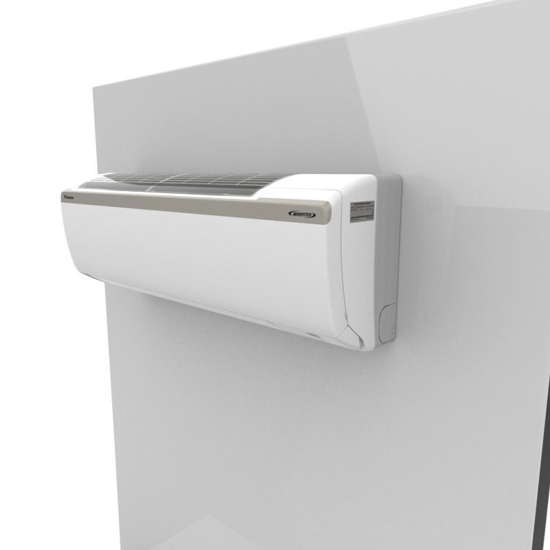 AIR CONDITIONER INVERTER  Low-poly 3D model_2