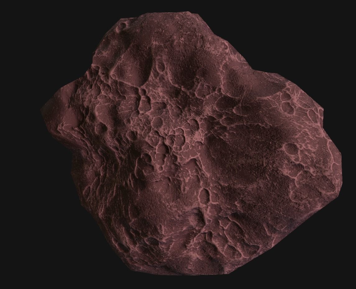 Asteroids and meteorits Pack 3D Model Collection_3