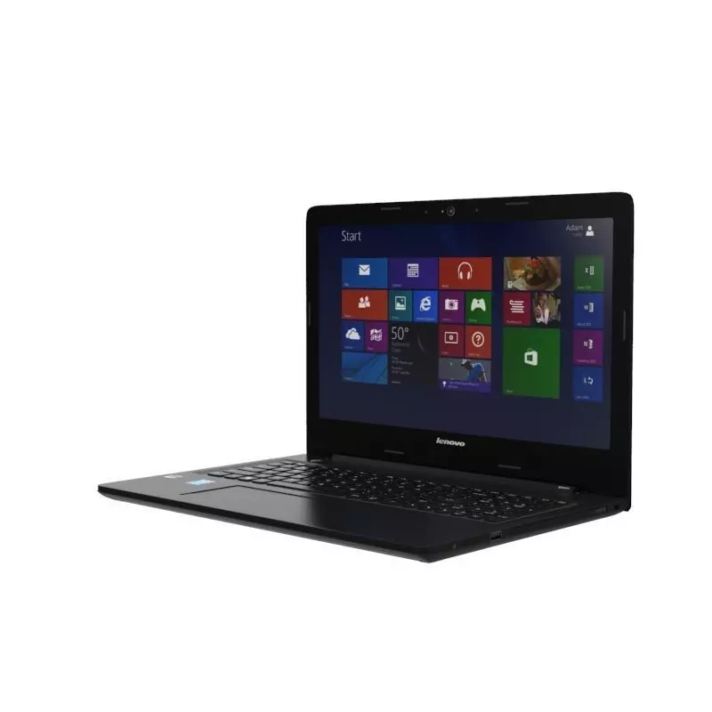 LAPTOP lenovo with windows Low-poly 3D model