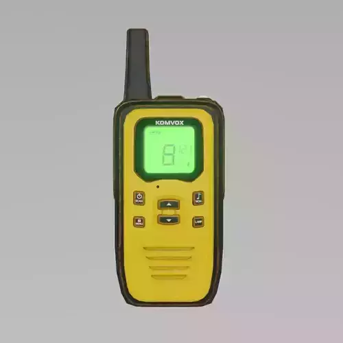Walkie-talkie 3d model walkie talkie