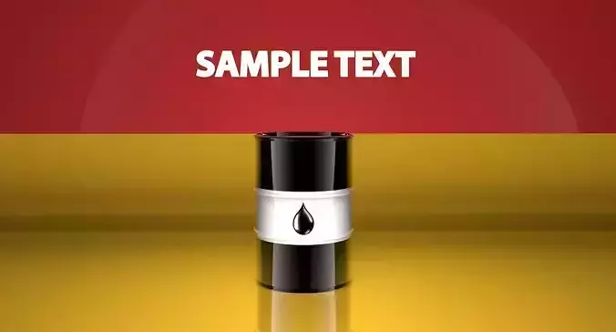 Oil barell 3D model