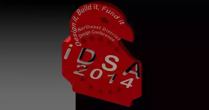 Eagle Pin Free 3D model