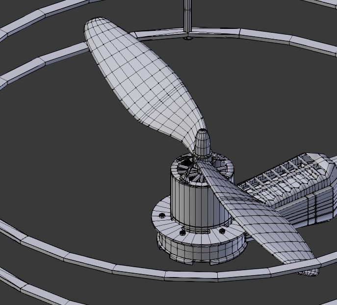 hexacopter drone 3D model_23