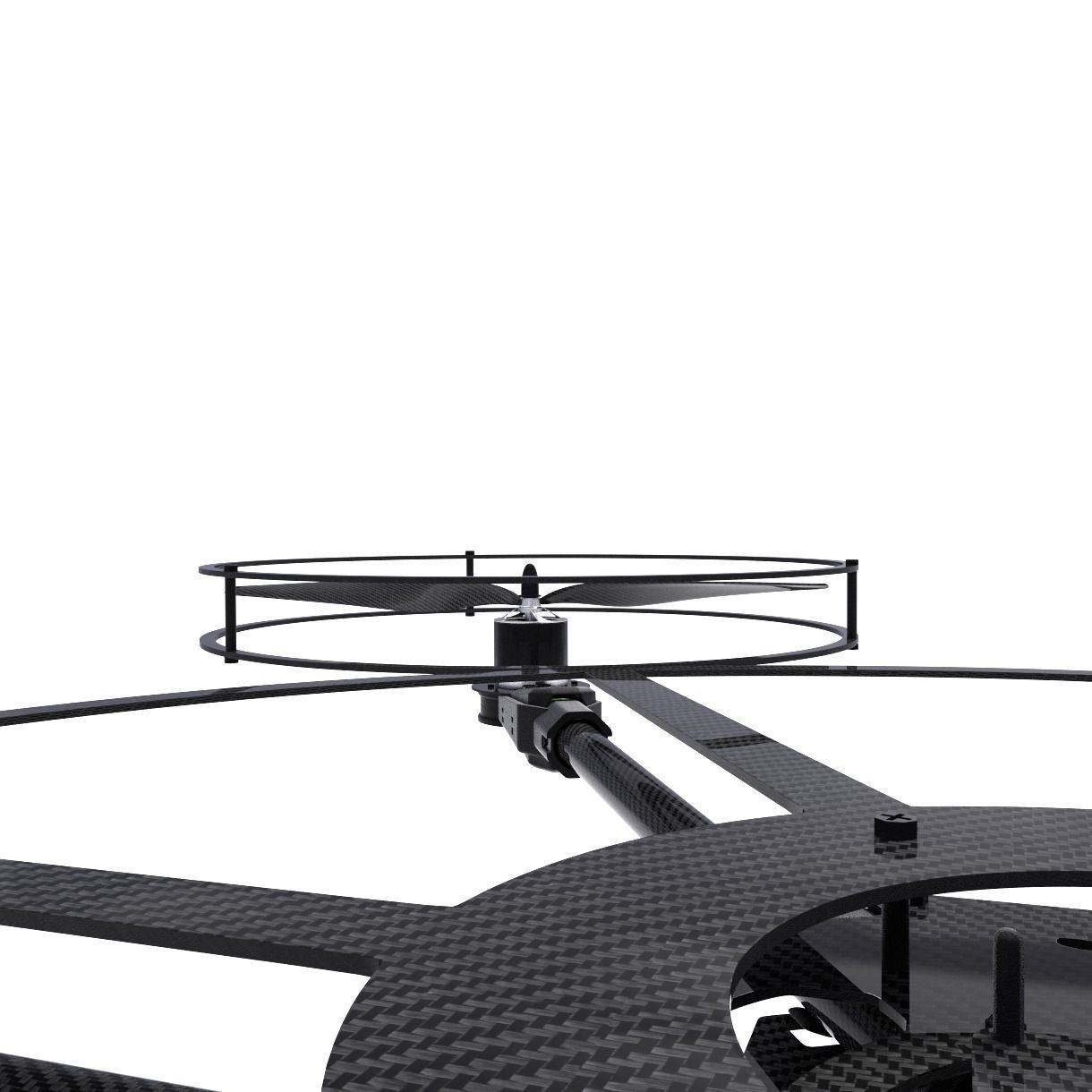 hexacopter drone 3D model_4