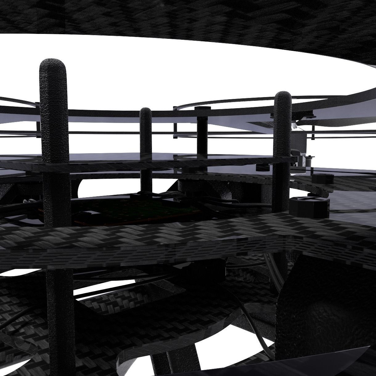 hexacopter drone 3D model_13