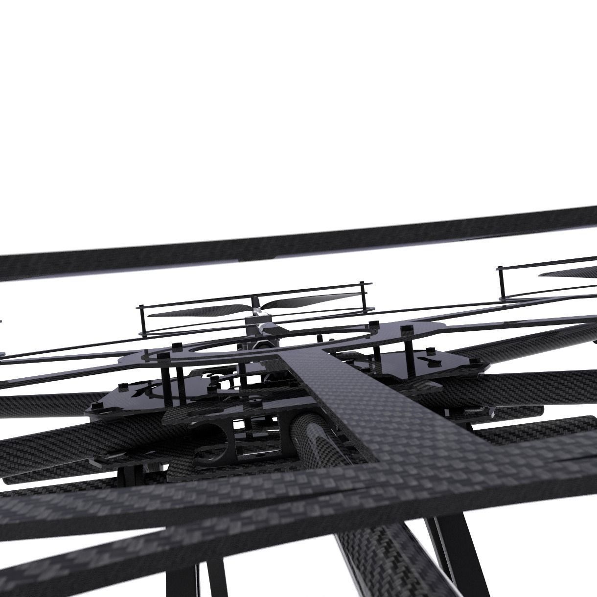 hexacopter drone 3D model_12