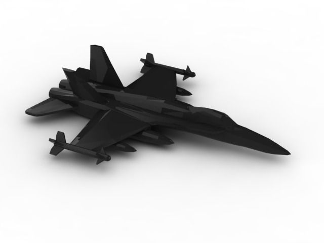 Printable Jet 3D print model