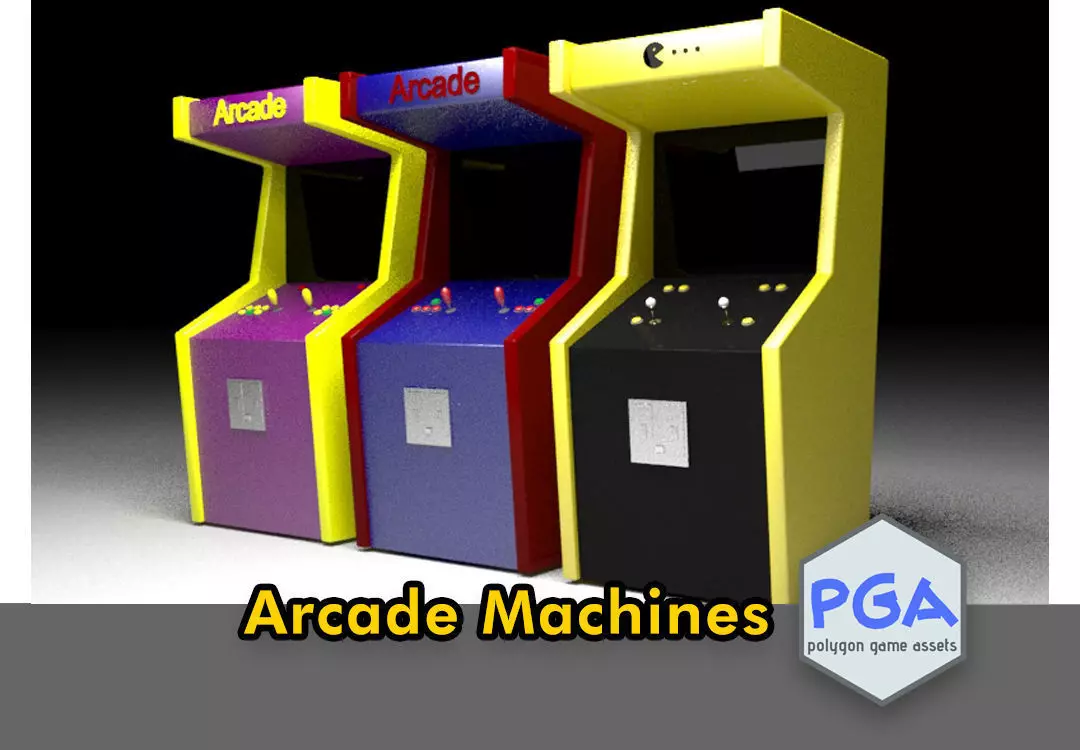 Acade machines Free low-poly 3D model