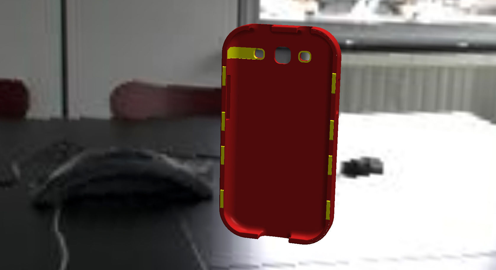 Galaxy S3 Phone Case Trim Free 3D model_1