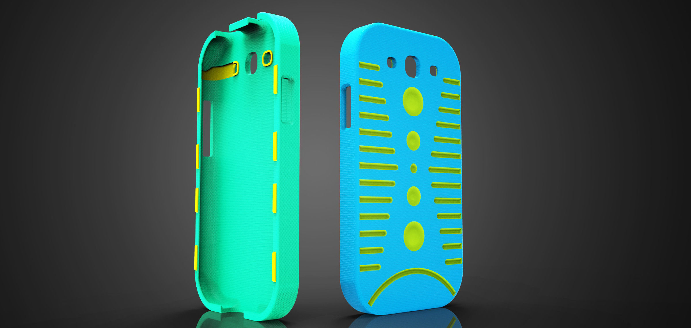 Galaxy S3 Phone Case Trim Free 3D model_3