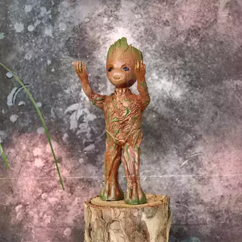 BABY GROOT PEN HOLDER